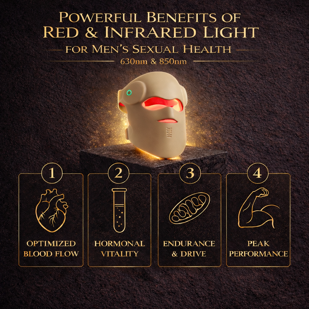 Red Alpha™ Infrared Vitality Mask (FDA Cleared) (Medical Grade)