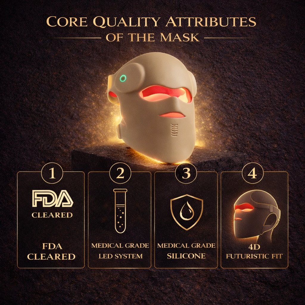Red Alpha™ Infrared Vitality Mask (FDA Cleared) (Medical Grade)